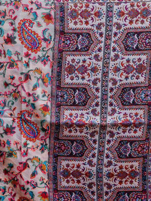 Women's Printed Aari Jamawar Wool Stole